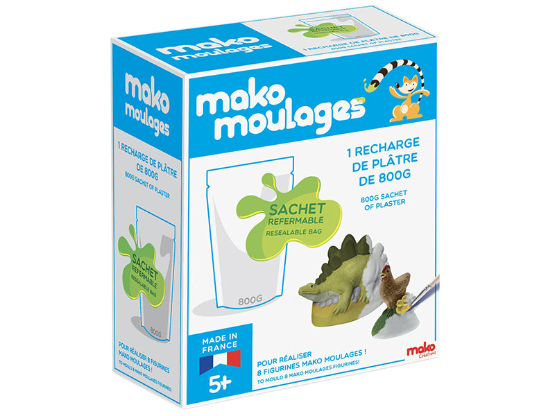 Achat Recharge plâtre 800g – Mako moulages