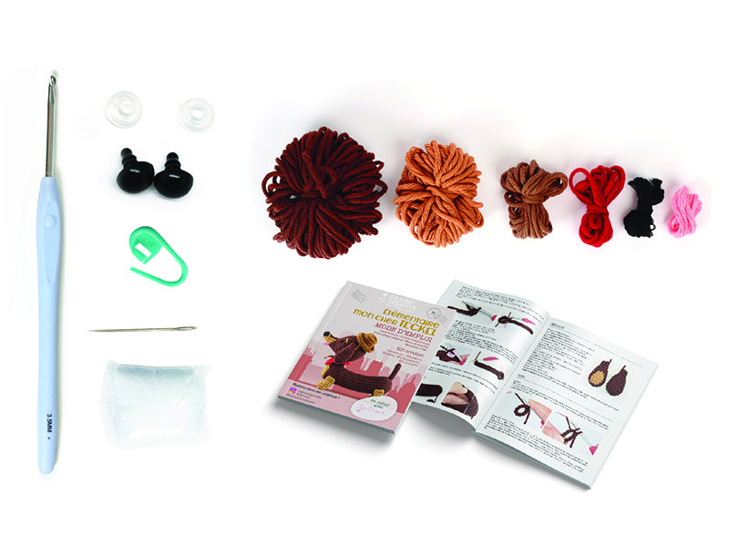 Achat Kit amigurumi - Teckel 18 cm