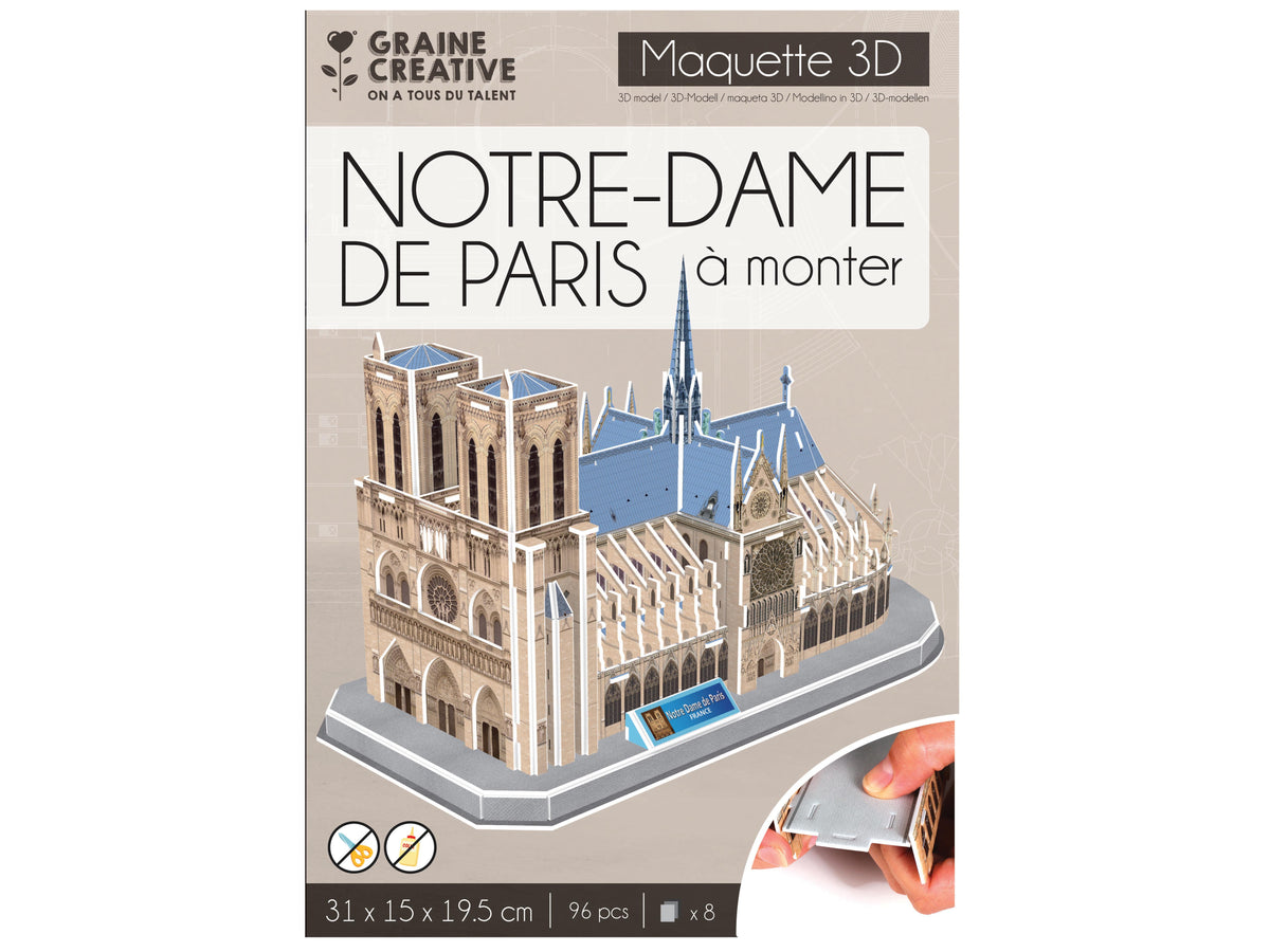 achat Puzzle maquette -  Notre-Dame de Paris - Graine Créative
