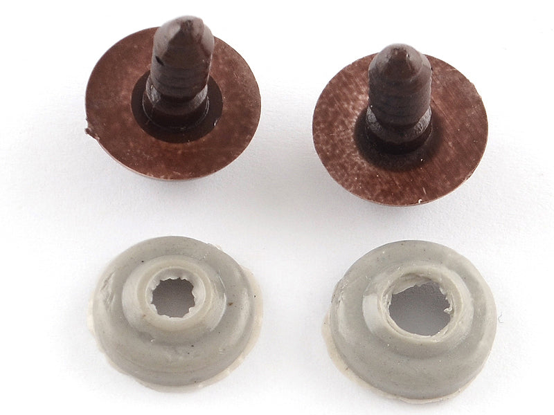 Achat 10 paires d'yeux de sécurité à clipser pour peluches ou amigurumi - 16 mm