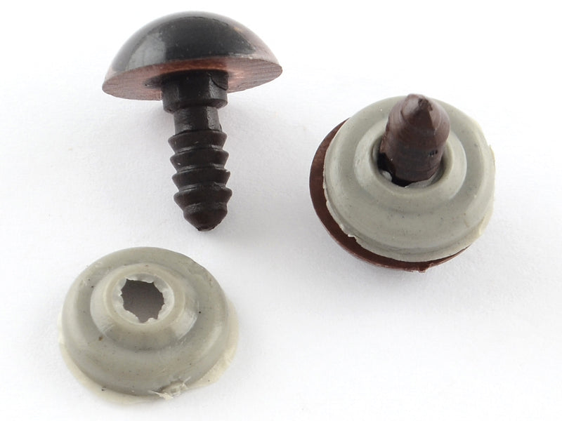 achat 10 paires d'yeux de sécurité à clipser pour peluches ou amigurumi - 16 mm