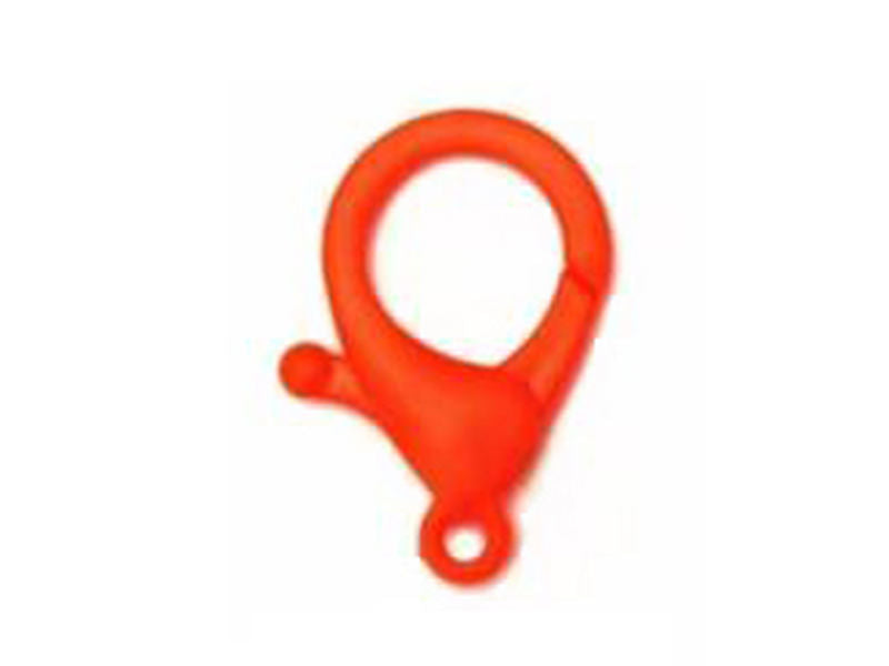 achat 10 fermoirs mousqueton en plastique - 35 x 24 mm - mix multicolore