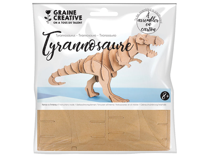 Achat Maquette en carton - Tyranosaure  20 x 7 x 10 cm