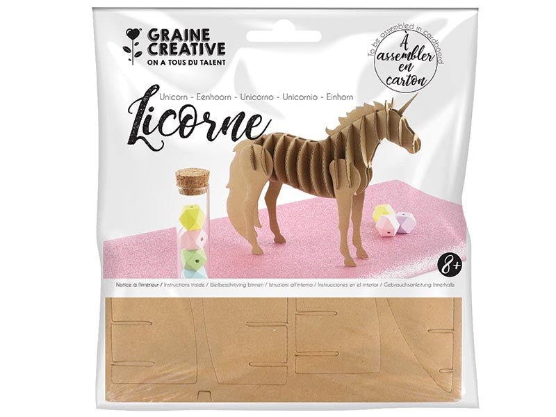 Achat Maquette carton - Licorne 21,5 x 4 x17 cm