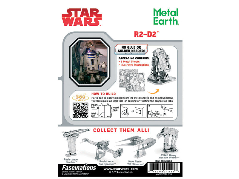 achat Maquette 3D Star Wars -  R2D2 en métal