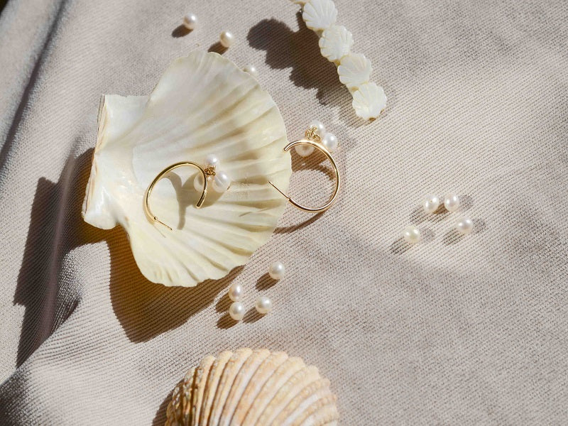 achat 20 perles de culture - forme grain de riz - 7/8 mm
