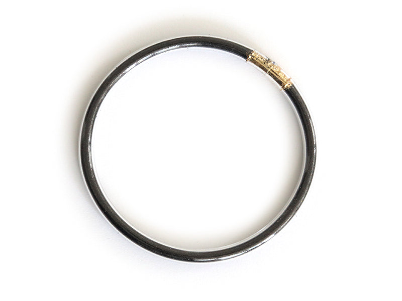 Achat Bracelet jonc bouddhiste fantaisie - noir - paillettes fines