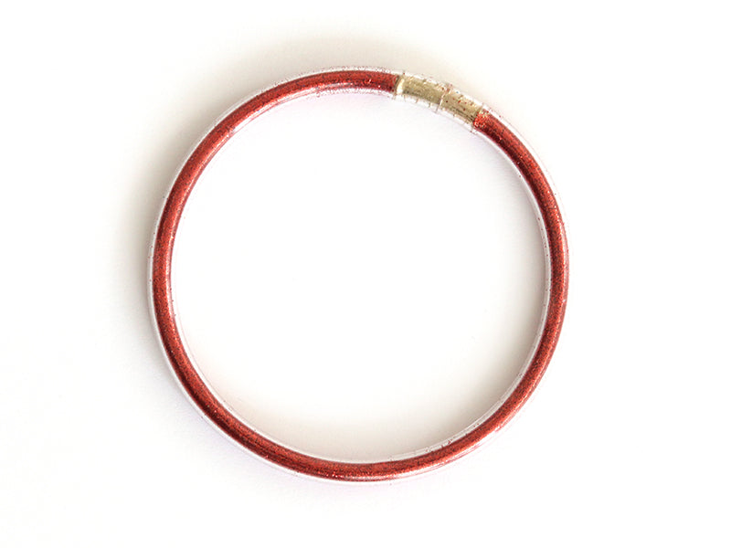 Achat Bracelet jonc bouddhiste fantaisie - rouge bordeaux - paillettes fines