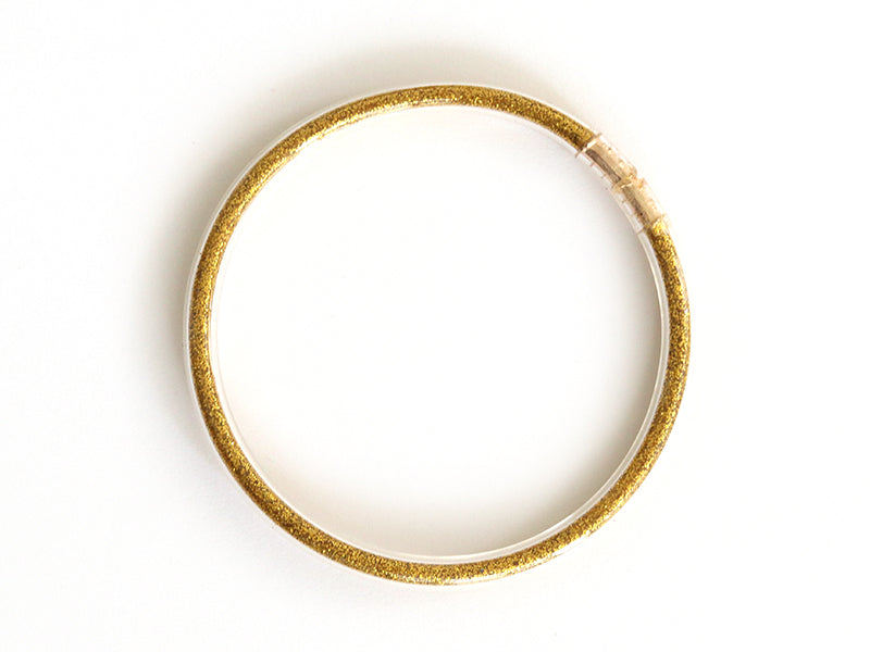 Achat Bracelet jonc bouddhiste fantaisie - doré - paillettes fines