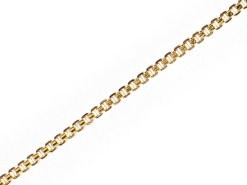 Achat Chaine vénitienne 1,2 mm - laiton doré à l'or fin 18K - qualité premium