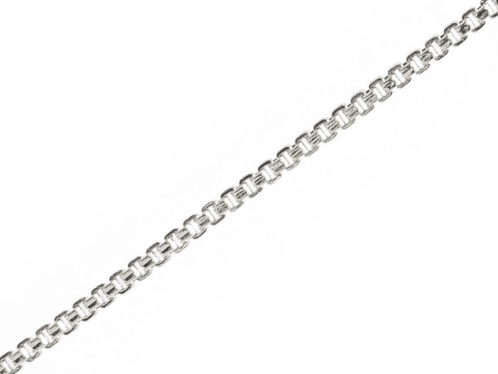 Achat Chaine vénitienne 1,2 mm - laiton flashé argent 925 - qualité premium
