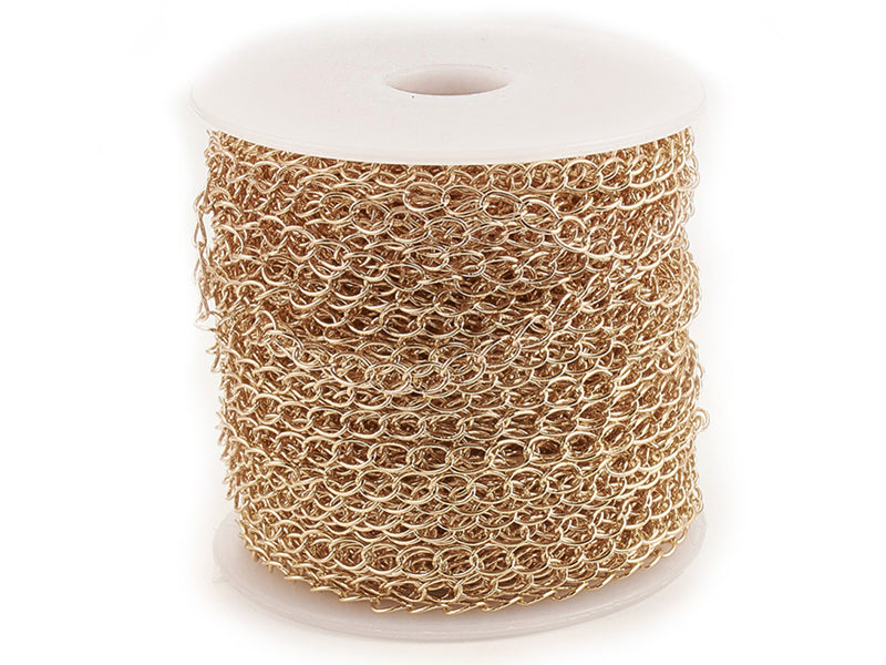 achat Chaîne gourmette 5 x 3,5 mm - doré à l'or fin 18 K x 20 cm