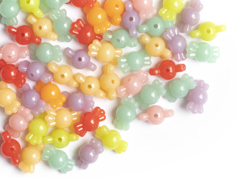 achat 50 perles bonbons - transclucides
