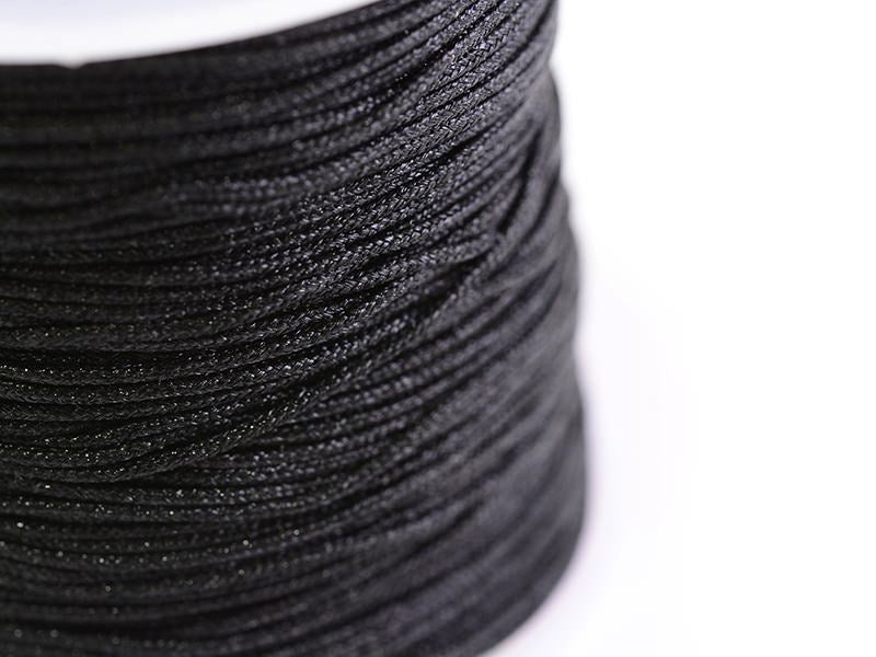 Achat 1 m de fil de jade / fil nylon tressé 1 mm - noir