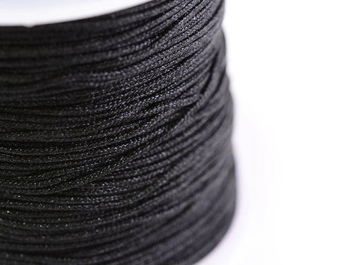 Achat 1 m de fil de jade / fil nylon tressé 1 mm - noir
