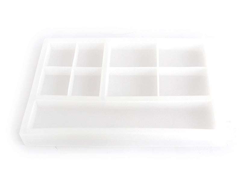 Achat Moule en silicone - Grande coupelle rectangulaire à bijoux