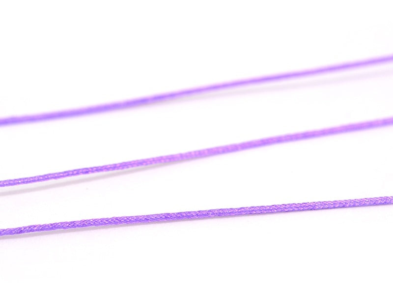 achat 1 m de fil de jade / fil nylon tressé 1 mm - mauve