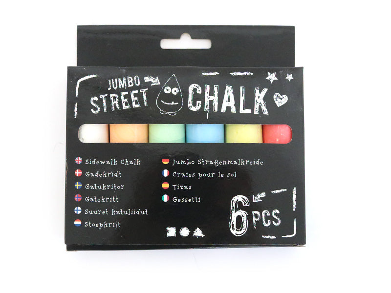 Achat 6 craies pour le sol - Jumbo Street
