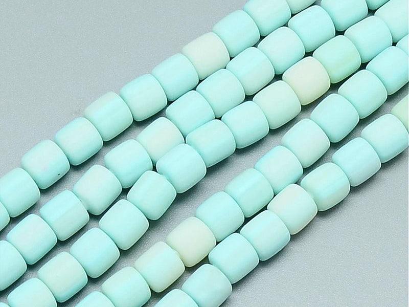 achat Boite de perles tubes Heishi 6 mm - bleu pâle