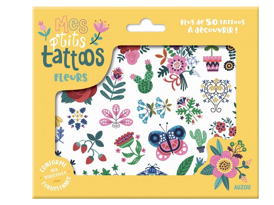 Achat Mes P'Tits Tattoos - Fleurs