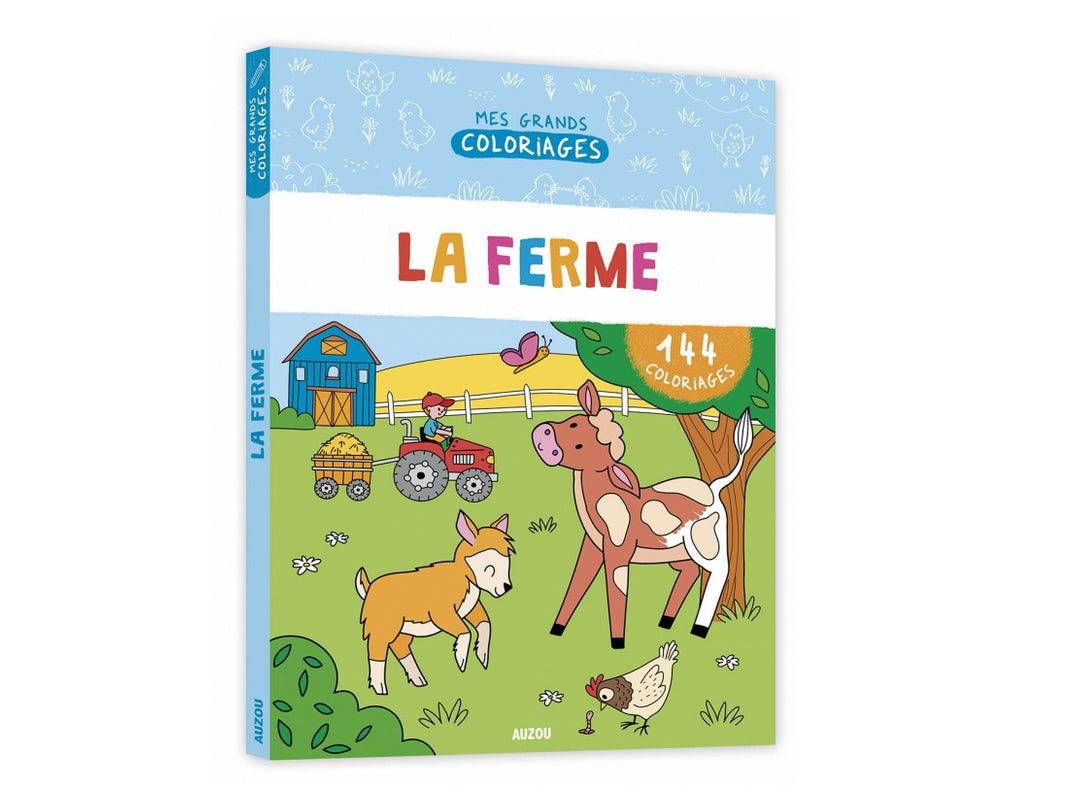 Achat Mon Grand Cahier De Coloriages - La Ferme