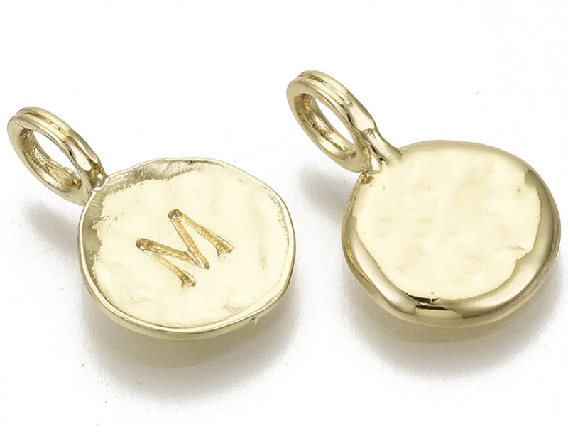 achat Breloque ronde dorée à l'or fin 18K – M