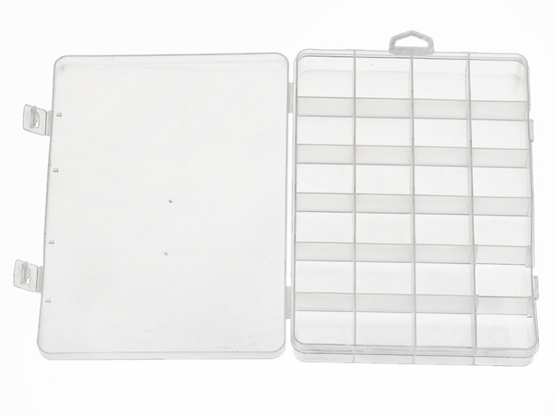 Achat Boite de rangement pour perles - 24 compartiments - 19 x 13,5 x 2,2 cm