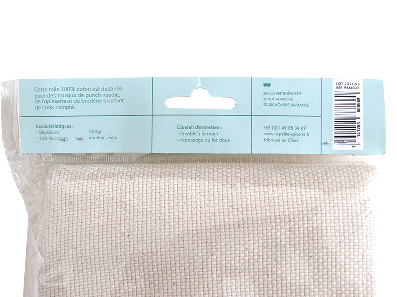 Achat Coupon toile punch needle - 98 x 98 cm