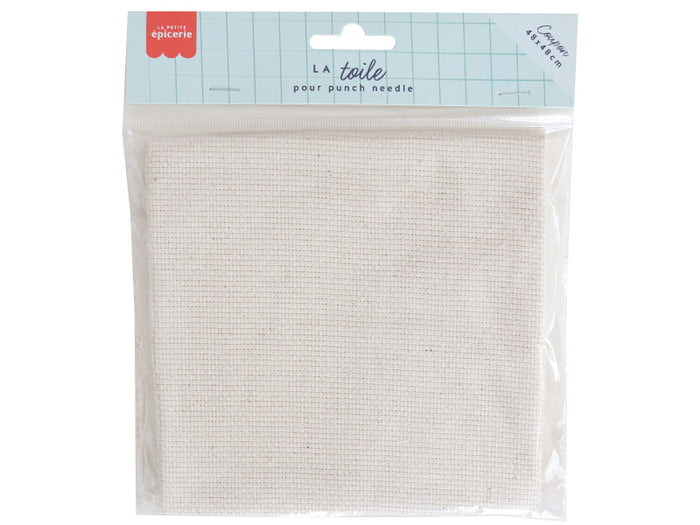 Achat Coupon toile punch needle - 48 x 48 cm