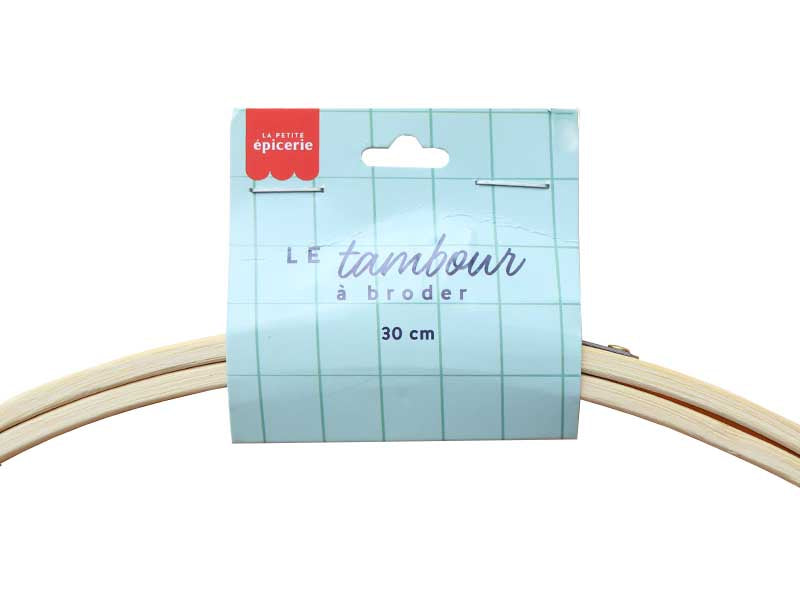 achat Tambour à broder bois clair - 30 cm