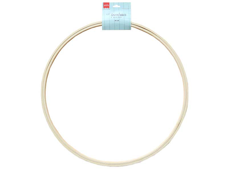 Achat Tambour à broder bois clair - 30 cm