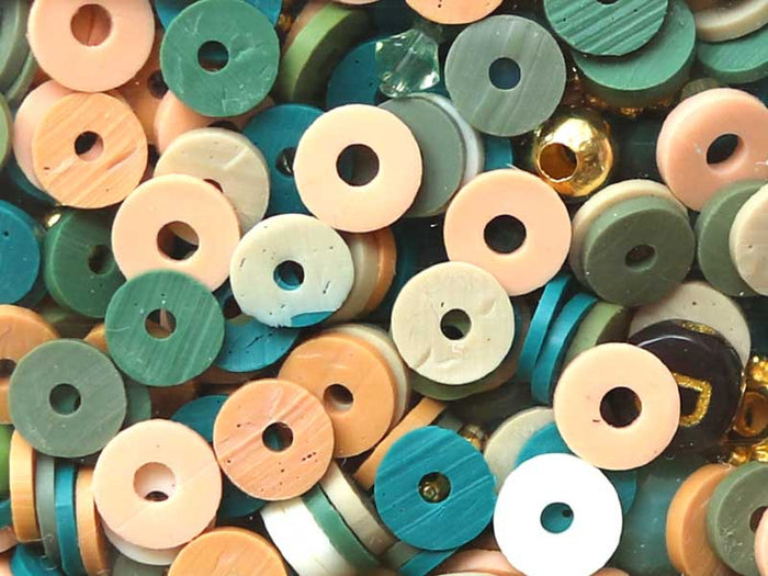 Achat Mélange de perles heishi et de breloques - Mandalay