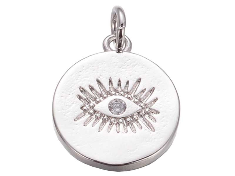 Achat Pendentif flash argent 925 – Oeil scintillant