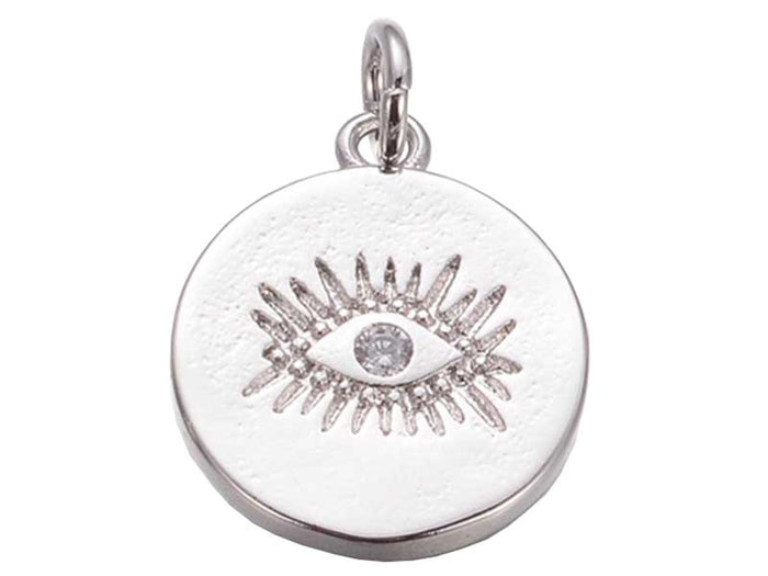 Achat Pendentif flash argent 925 – Oeil scintillant