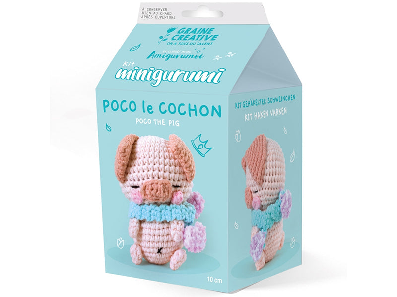 Achat Kit mini amigurumi - Cochon 10cm