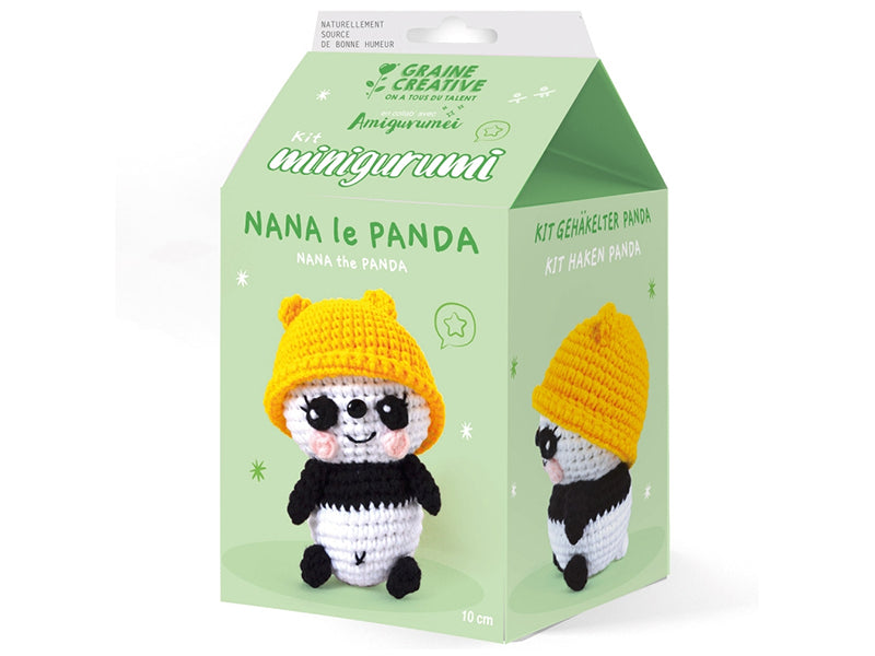 Achat Kit mini amigurumi - Panda 10 cm