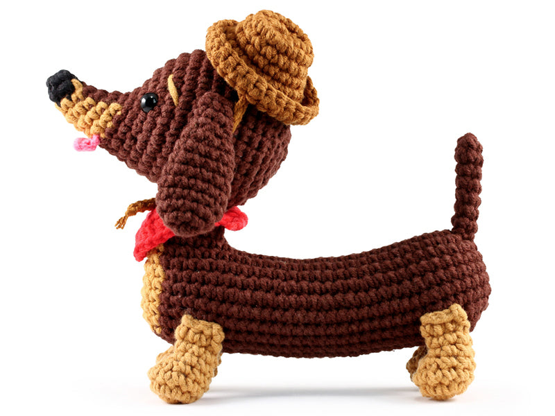 achat Kit amigurumi - Teckel 18 cm