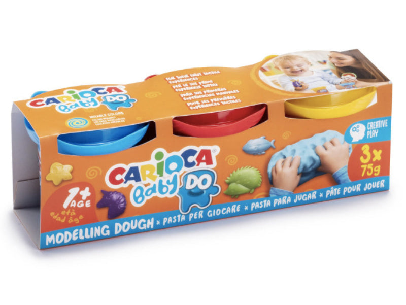 Achat 3 pots de pâte à modeler pour bébés et enfants - babydo