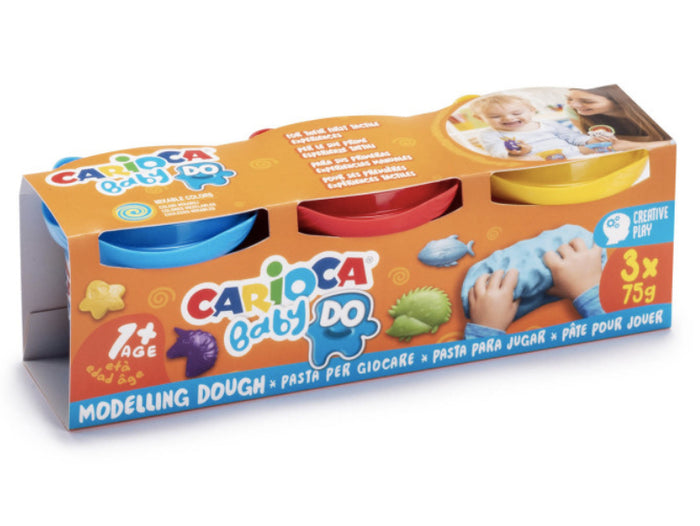 Achat 3 pots de pâte à modeler pour bébés et enfants - babydo