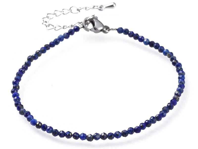 Achat Bracelet fin en lapis lazuli