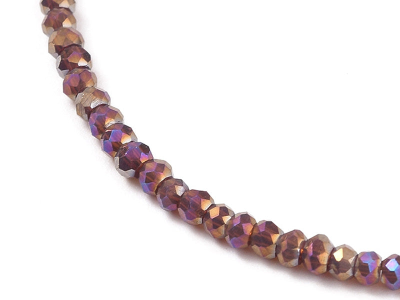achat Bracelet en perles facétées - marron