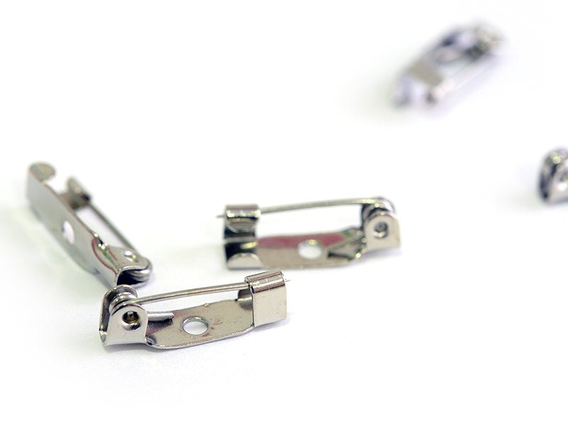 achat Support de broche argenté foncé - 1,6 cm