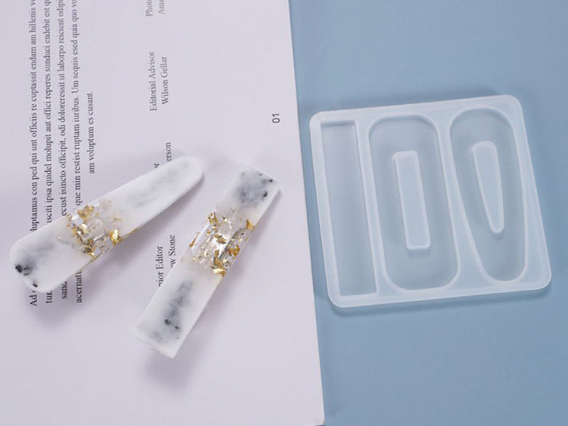Achat Moule en silicone - barrettes tendances