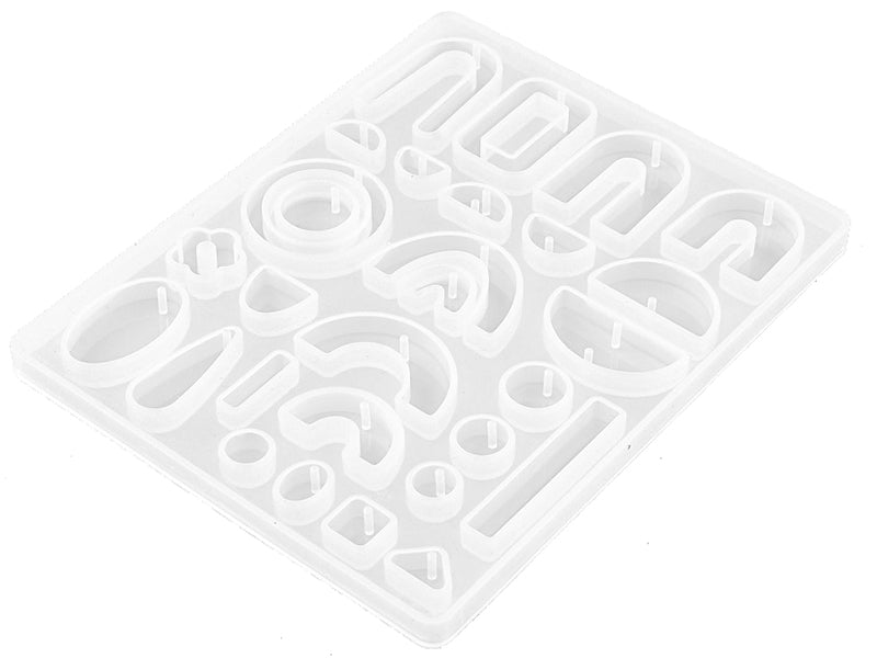 Achat Moule en silicone - petites formes abstraites pour création de bijoux