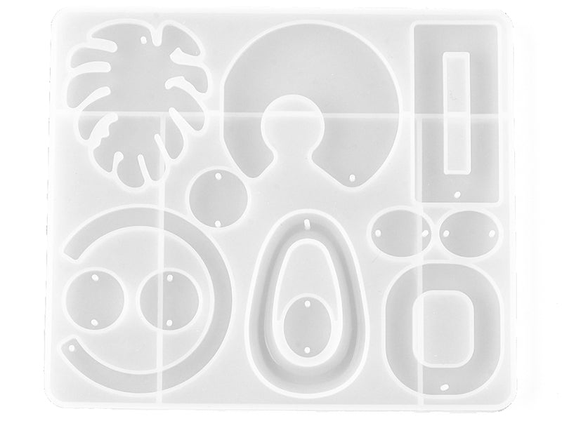 Achat Moule en silicone - formes géométriques pour création de bijoux