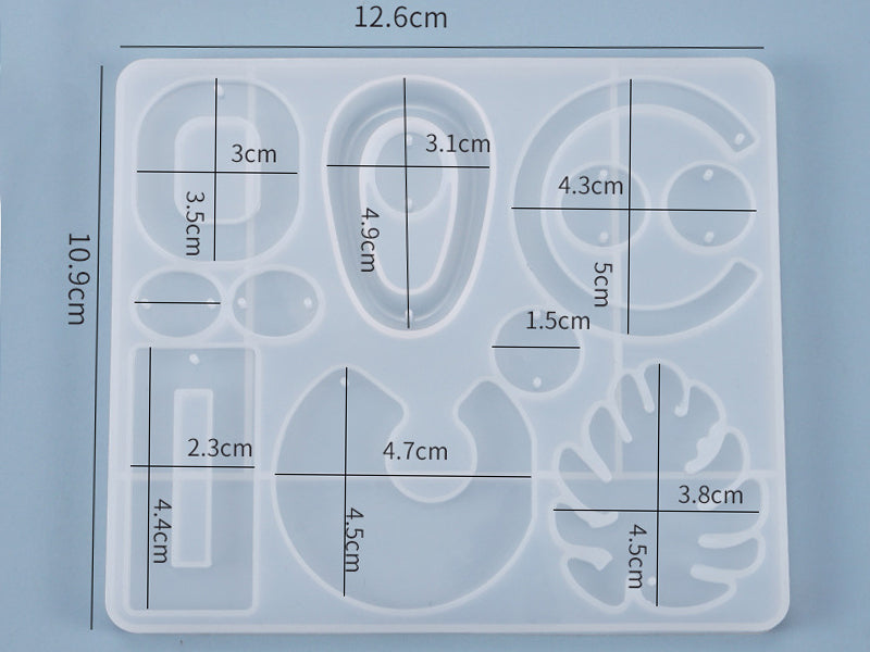 achat Moule en silicone - formes géométriques pour création de bijoux
