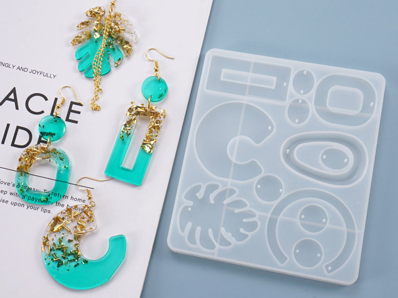 achat Moule en silicone - formes géométriques pour création de bijoux