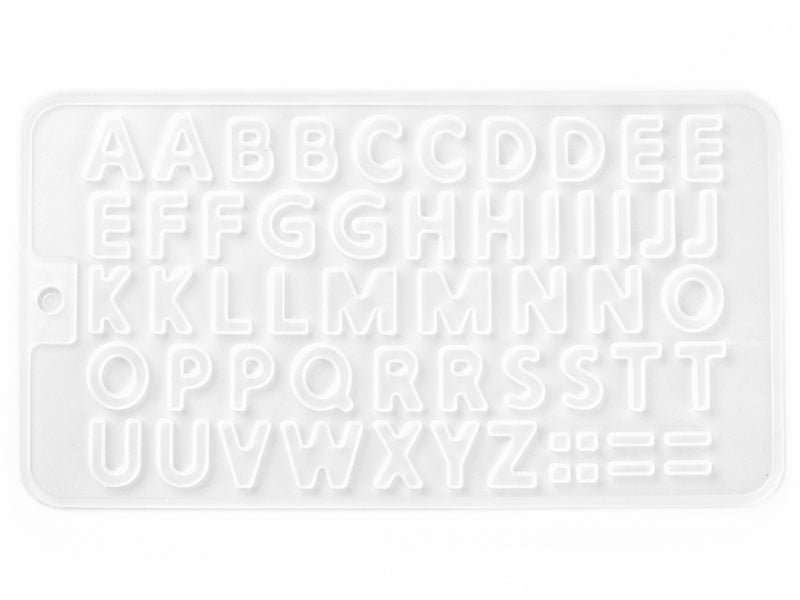 Achat Moule en silicone - pour résine et jesmonite - lettres de l'alphabet