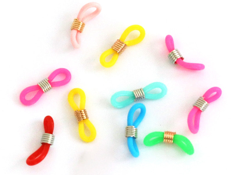 achat 10 embouts pour cordon à lunettes - multicolore