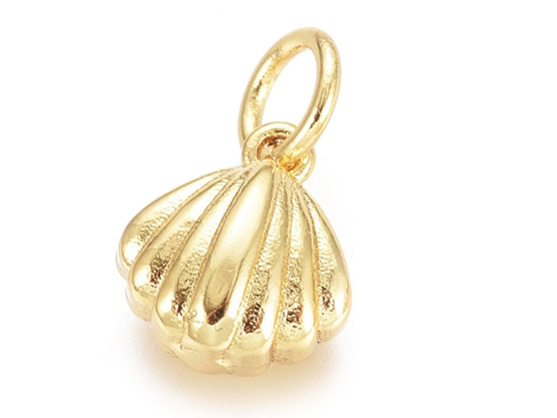 Achat Pendentif mini coquillage -  9 x 8 mm  - doré